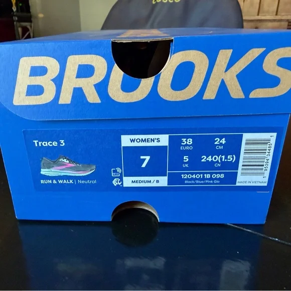 Brooks Charcoal and Coral Athletic Shoes - Picture 7 of 7